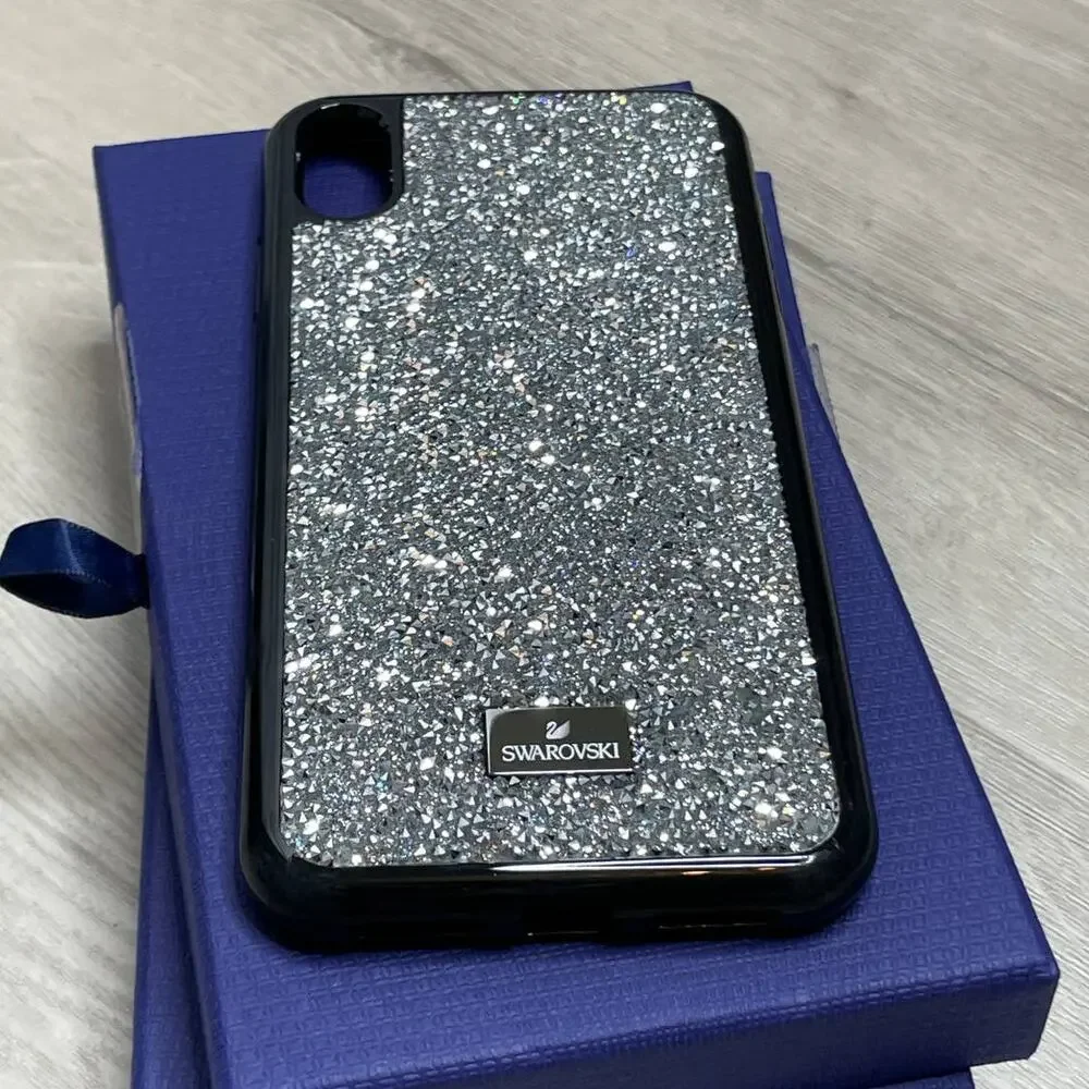 swarovski Glam Rock iPhone XS Max smartphone case Gray